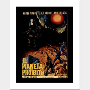 CLassic Sci-Fi Movie Poster - Forbidden Planet Posters and Art